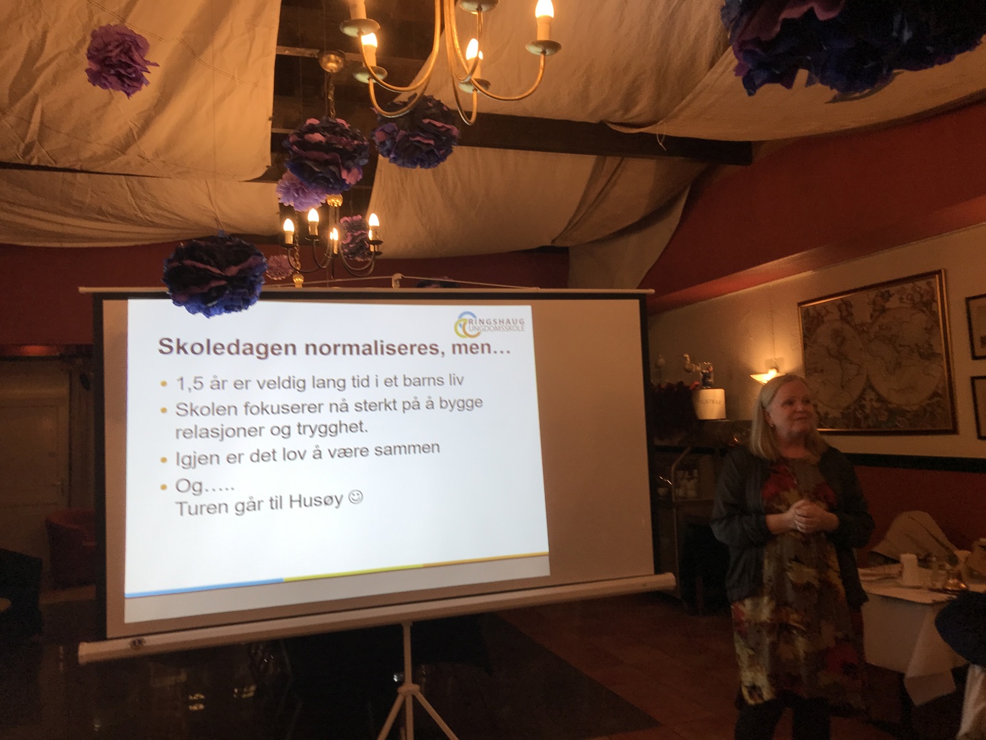 Rektor ved Ringshaug u-skole besøkte LC Sem