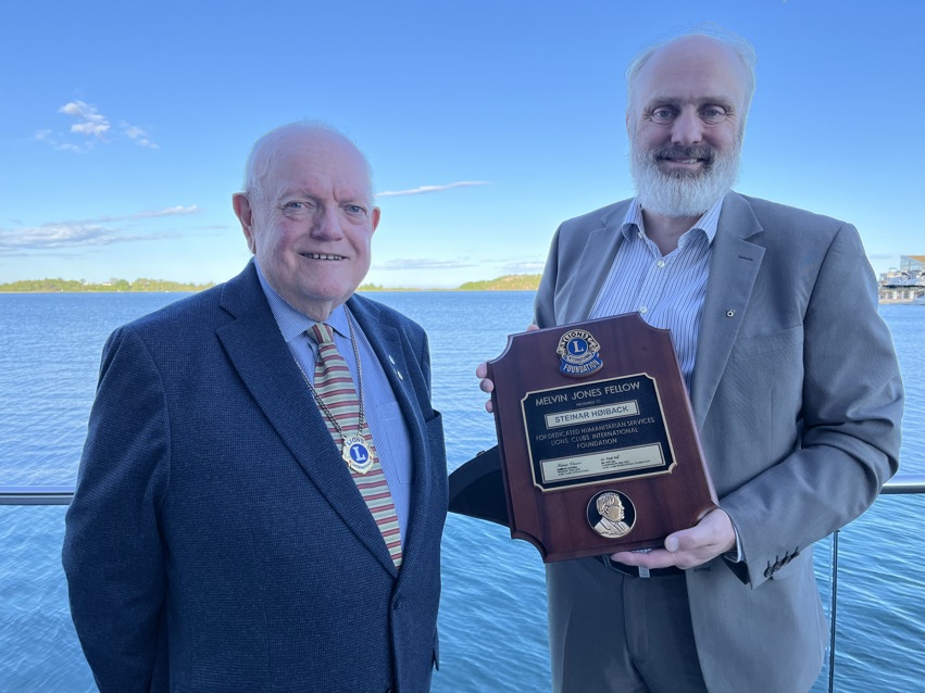 Melvin Jones til Steinar Høibach